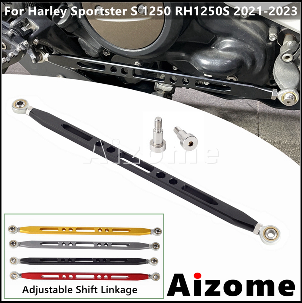 Motorcycle Gear Linkage Rod - CNC Aluminum Adjustable Length 15