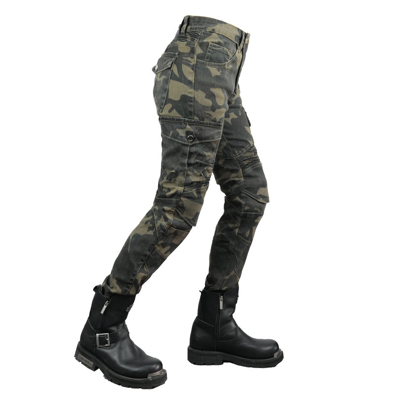 Women Jeans Camouflage Motorcy - Motorcycle Gear Testing 评论和价格