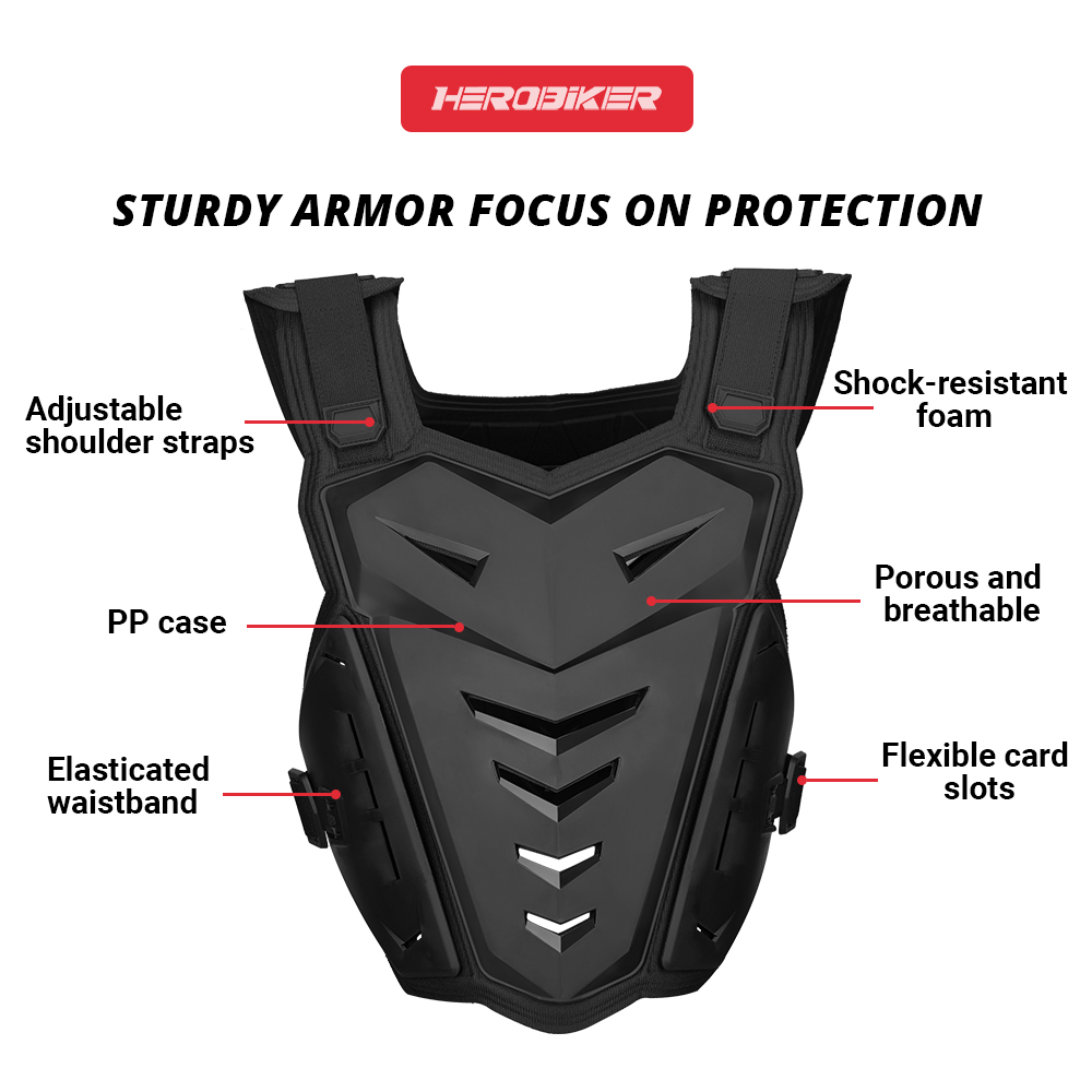 Motorcycle Body Armor Vest Ant - Chest Protector Armor 评论和价格