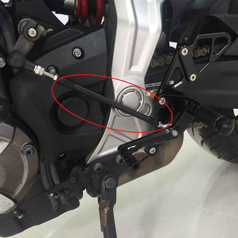 Motorcycle Footrest Rearst Foo - Motorcycle Gear Linkage Rod 评论和价格
