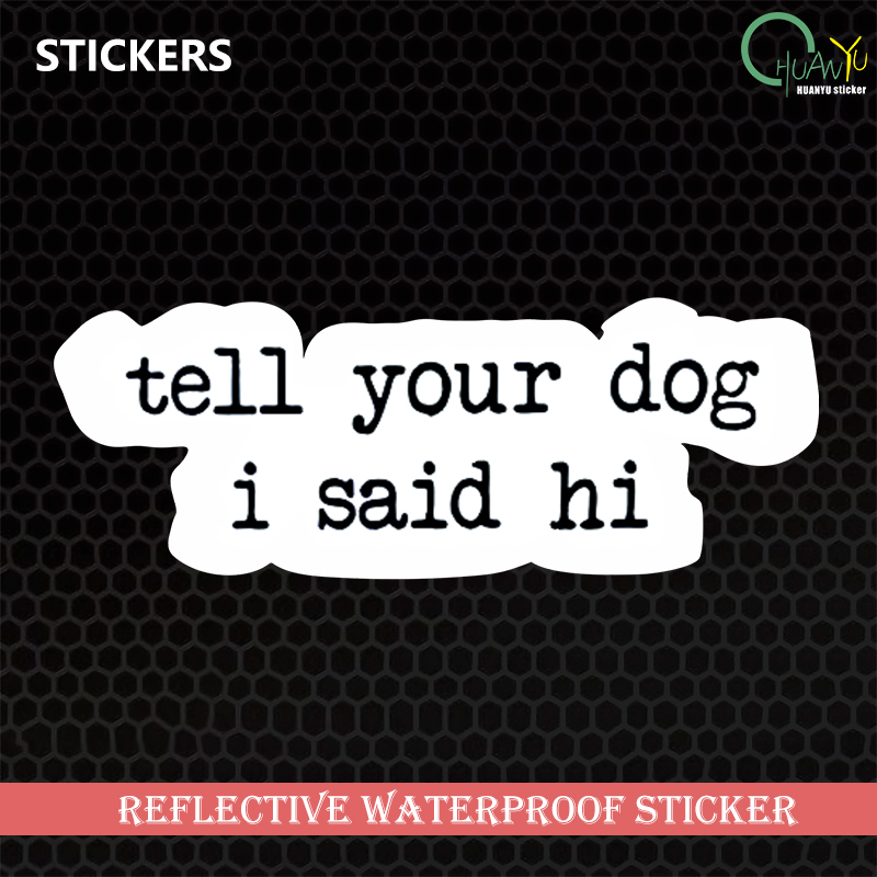 Creative text stickers tell yo - Motorcycle Gear For Dogs 评论和价格