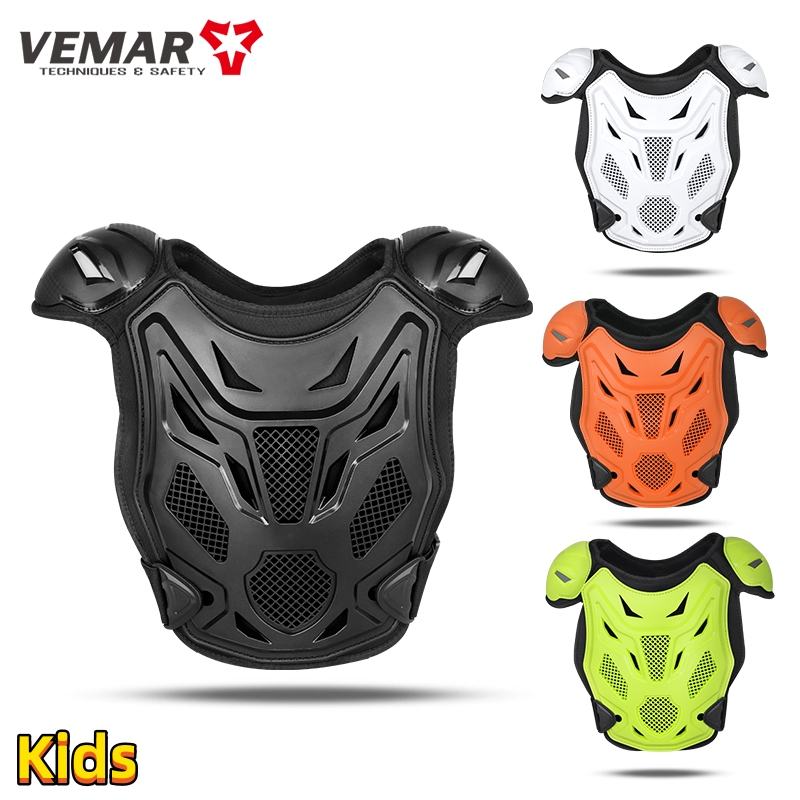 Kids Motorcycle Armor Vest 5Pc - Chest Protector Armor 评论和价格