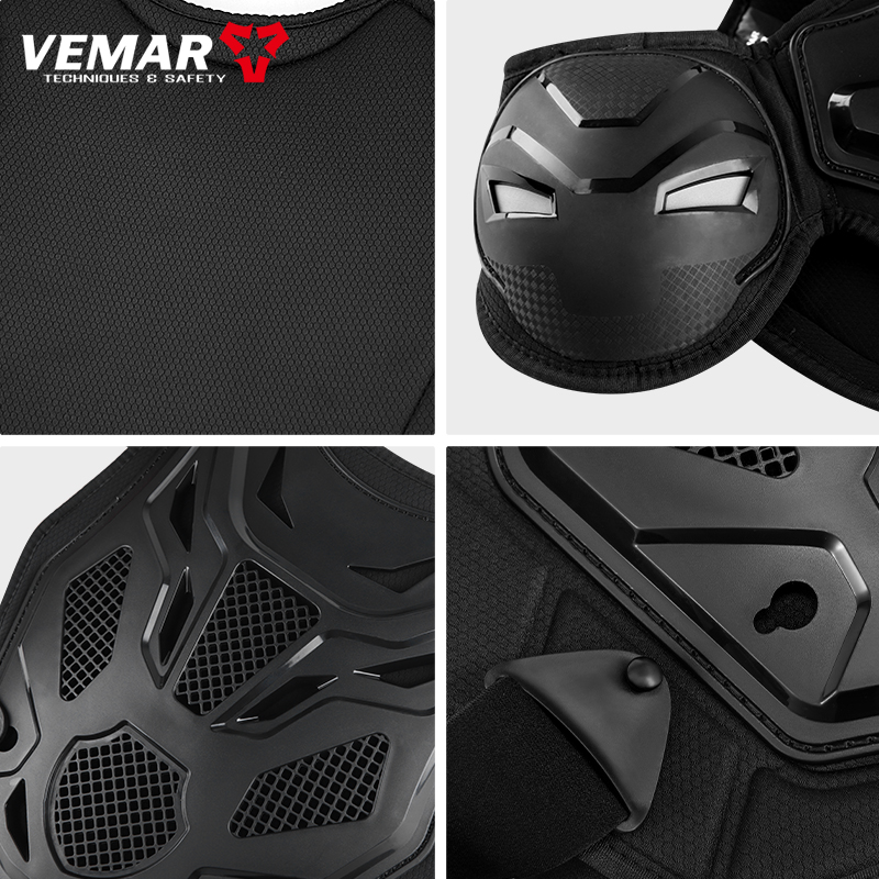 Kids Motorcycle Armor Vest 5Pc - Chest Protector Armor 评论和价格