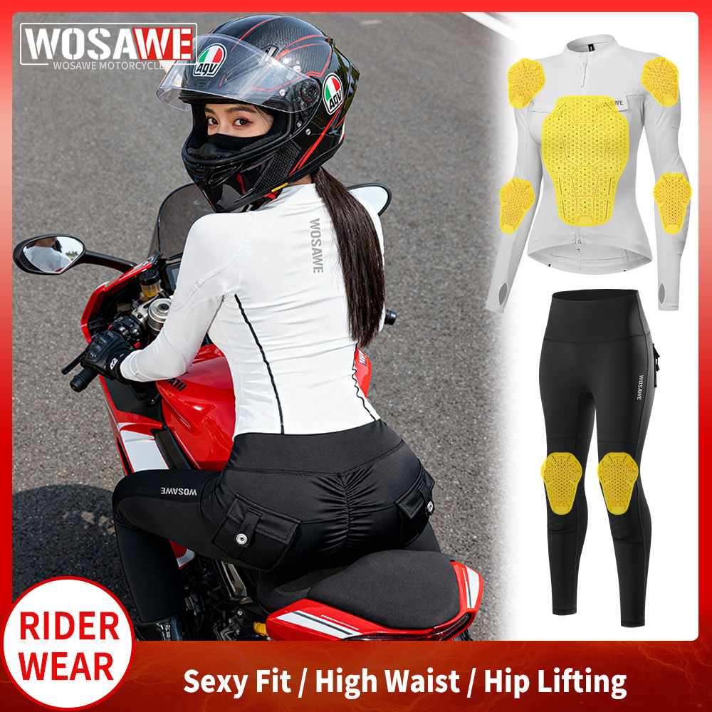 WOSAWE Women Motorcycle Jacket - Motorcycle Gear Jacket Women 评论和价格
