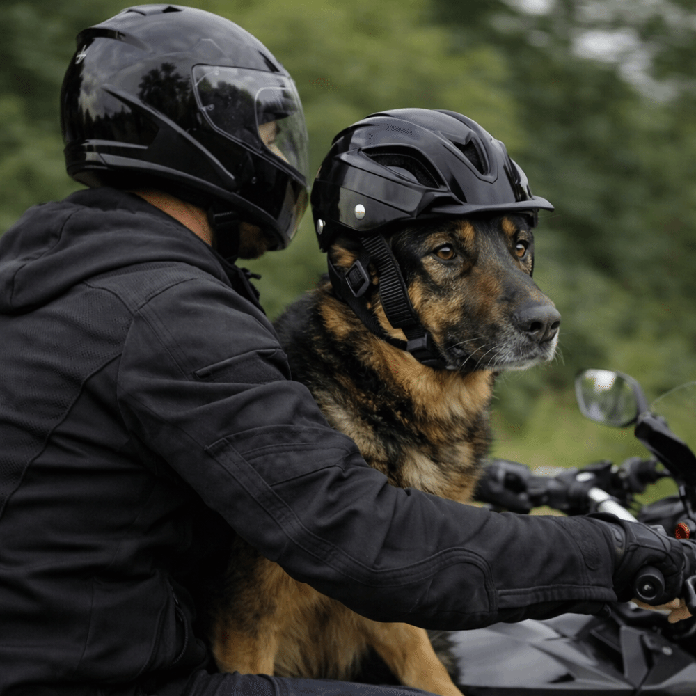 Pet Headgear Adjustable Dog He - Motorcycle Gear For Dogs 评论和价格