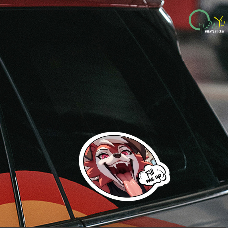 Car sticker fox dog head perso - Motorcycle Gear For Dogs 评论和价格