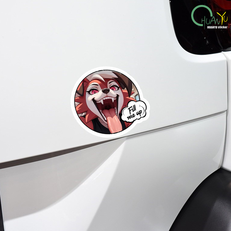 Car sticker fox dog head perso - Motorcycle Gear For Dogs 评论和价格