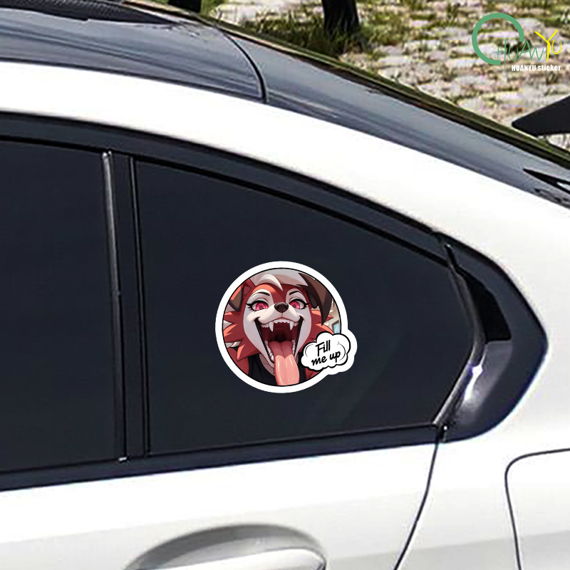 Car sticker fox dog head perso - Motorcycle Gear For Dogs 评论和价格
